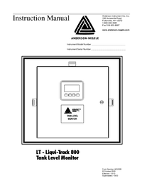 Thumbnail of document Manual - LT Multi Channel Level Monitor